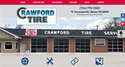 Desktop Screenshot of crawfordtires.com